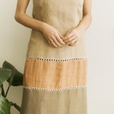 lniana sukienka maxi XS/S