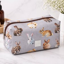 Kosmetyczka damska duża kosmetyczka podróżna wodoodporna saszetka etui organizer króliki
