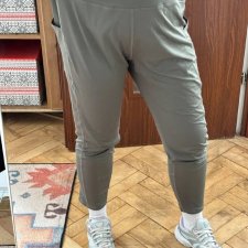 Legginsy 4XL khaki szare sportowe z kieszeniami 90% poliester 4XL / 48 / 20