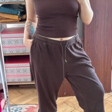 Wygodne spodenki 3/4 Capri Plus Size 2-3XL bawełniane z szerokimi nogawkami kieszeniami Hasting & Smith XXXL / 46 / 18