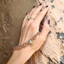 Delikatny choker z amazonitem
