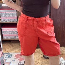 Czerwone szorty cargo St. John's Bay Plus Size 20W bawełniane z dużymi kieszeniami 4XL / 48 / 20
