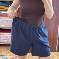 Wygodne szorty Hastings & Smith Plus Size 2X bawełniane granatowe letnie 4XL / 48 / 20