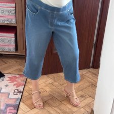 Gloria Vanderbilt rybaczki jeansowe Plus Size jasny denim Slimming Effect USA 4XL / 48 / 20