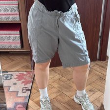 St. John's Bay szorty cargo bawełniane damskie Plus Size, szare 5XL / 50 / 22