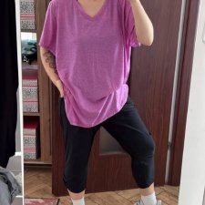 Zestaw: Danskin Now t-shirt + Old Navy Leggings Plus Size 6XL / 52 / 24