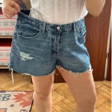 Jeansowe szorty z przetarciami Plus SizeWild Fable XXXL / 46 / 18