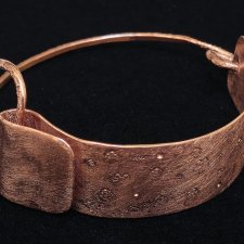 Bransoleta sztywna miedziana