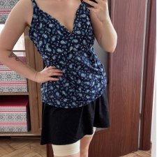 Lands' End komplet kąpielowy tankini + spódniczka | Paisley | r. 48/50 (18/20W)
