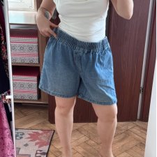 Wygodne jeansowe szorty marki Terra & Sky wykonane z miękkiego denimu 2XL / 50 / 18W
