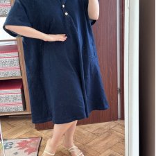 Granatowa sukienka polo Lane Bryant 6XL / EU 56–58