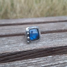 Deep blue - pierścionek regulowany