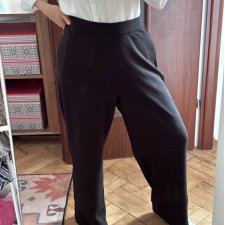 Czarne spodnie Chico's Plus Size z wysokim stanem
