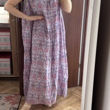 J.Jill sukienka maxi bez rękawów Plus Size wzorzysta 8XL / 56 / 28