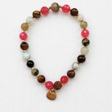 Mandala Ciszy | Tygrysie Oko • Amazonit • Jaspis • Agat • Rudraksha