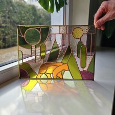 Witraż Bauhaus