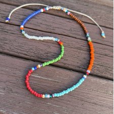 SUMMER VIBE * BOHO * kolorowe koraliki * ETNO * letni naszyjnik * folk * AFRICA