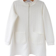 Na lato żakiet blazer do połowy uda Gallery narzutka kardigan struktura