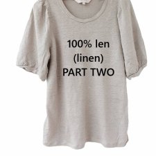 exclusive 100% linen T-shirt PART TWO