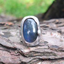 Deep blue - pierścionek regulowany