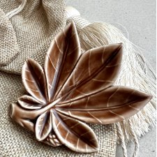 Vintage Wade England Porcelain Leaf Pin Dish ❤ Lata 50-te. XXw.