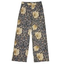 H&M + MORRIS & CO. - WZORZYSTE SPODNIE - 34