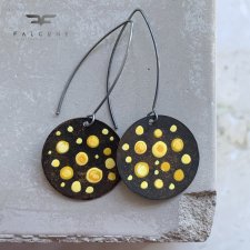 Kolczyki Dots - Sunflower Yellow