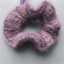 Scrunchie kid silk mohair