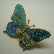 METALOWA PRZYPINKA PIN OBRAZ VINCENT VAN GOGH