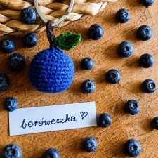 Brelok borówka granatowy