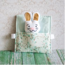 Minisie w śpiworku - Króliczek biały