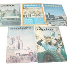 MOTOR 1976 gazety PRL 5szt
