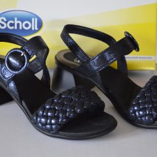 Scholl Gelactiv rozmiar 36 wygodne sandały na obcasie