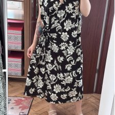 Lane Bryant sukienka kopertowa midi kwiaty 6XL / 52 / 24