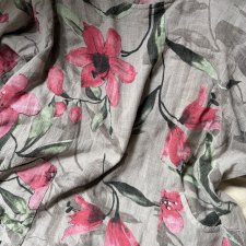 100% Cotton Made in Italy efektowna asymetryczna bawełniana przewiewna z kieszeniami