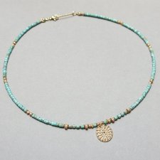 Turkus vol. 47 /choker/ 14.06.26 - naszyjnik - Szlachetna kolekcja