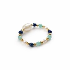 PIERŚCIONEK PEARL BLUE