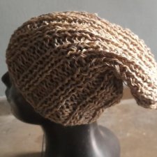 Letnia czapka cotton z lnem unisex
