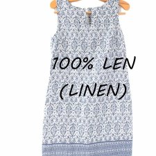 exclusive 100% linen dress MARIE PHILIPPE
