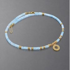Akwamaryn choker vol. 14 /naszyjnik/ 13.10.25 - Szlachetna kolekcja