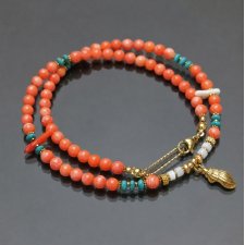 Sea collection - Koral orange vol. 4 /choker/ 26.01.26