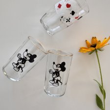 Mickey Mouse szklaneczka literatka PRL
