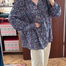 Sonoma Bluzka w Kwiaty Plus Size 8XL / 56 / 28