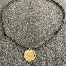 Choker naszyjnik minimalistyczny mosiądz