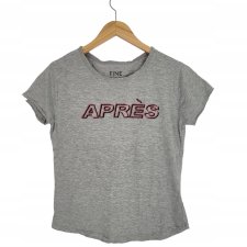 FINE Copenhagen aplikacja APRES szary tshirt 36 S