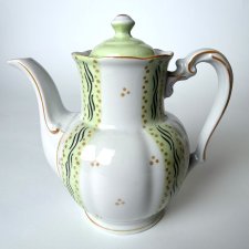 Porcelanowy dzbanek vintage Oscar Schlegelmilch Ręcznie malowany Art Deco 1925