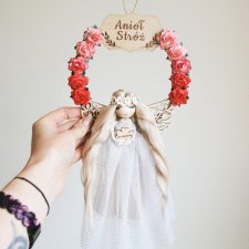 Anioł Stróż na prezent - na obręczy | Anioł na szczęście - zawieszka