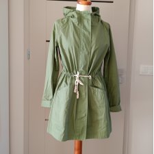 Parka zielona kurtka lekka S