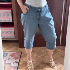 Lee Riders rybaczki jeansowe damskie Plus Size, klasyczny denim, USA