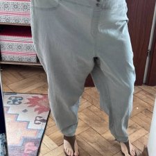 Terra & Sky Szare Spodnie z Wysokim Stanem Plus Size 30W 9XL / 58 / 30